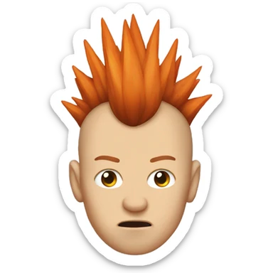 Mohawk mogwai sticker