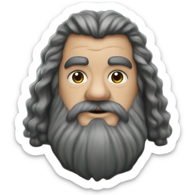 rubeus hagrid sticker