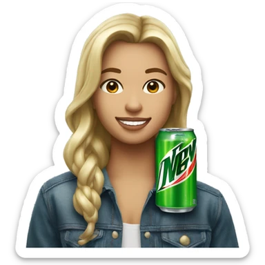 moi qui bois du mtn dew sticker