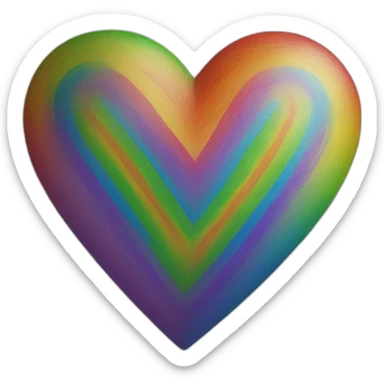 rainbow-heart sticker