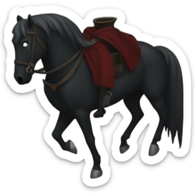 headless horseman sticker