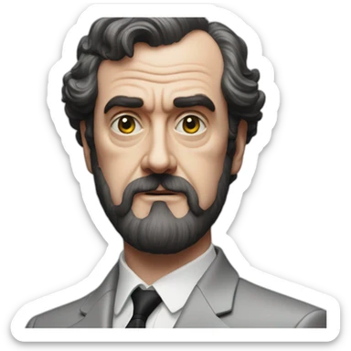 Stanley Kubrick close up sticker