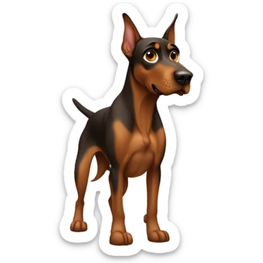 Dóberman  sticker