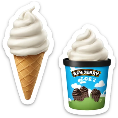 ben jerry’s ice cream sticker