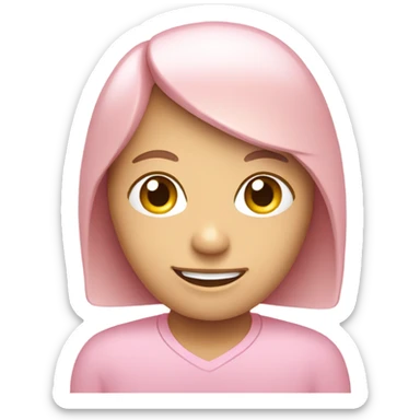 light pink insurance card  sticker