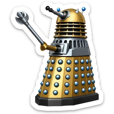 60s dalek sticker