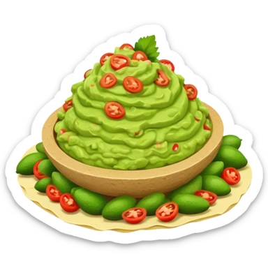 Walking guacamole  sticker