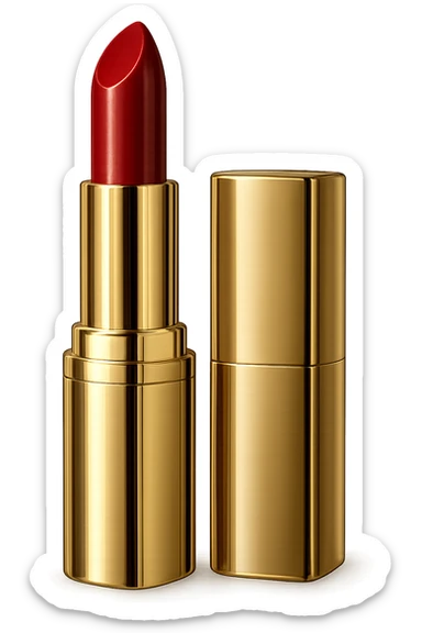 glamorous lipstick, elegant and stylish, no background sticker