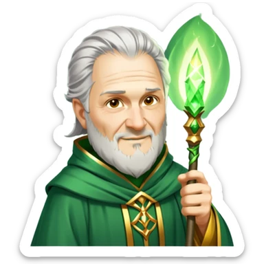 Verdant Wizard sticker