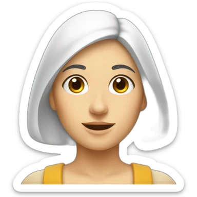 Mujer fotógrafa de Córdoba España sticker