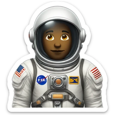 heavy astronaut full body sticker