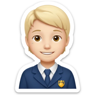 kid student School uniform sticker