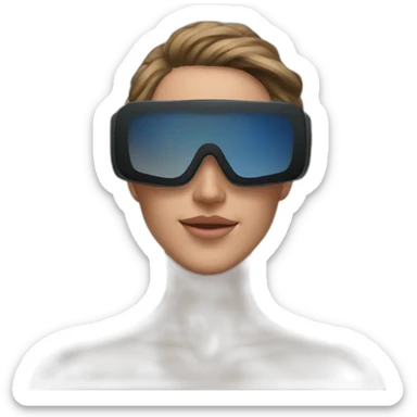  Metaverse that represents the integration of virtual and physical worlds sticker