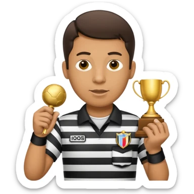 football referee with a vessel  sticker
