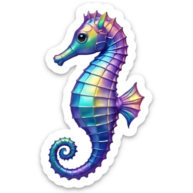 Fuak you seahorse sticker
