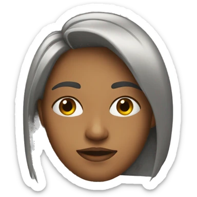 Cara enojada sticker