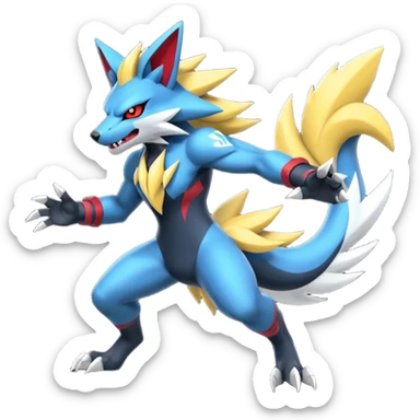 Zeraora-Zoroark-fusion sticker