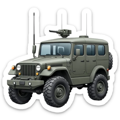 Turkish's Military Car sticker