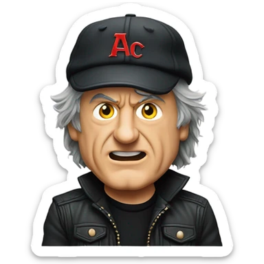 Brian Johnson ACDC sticker