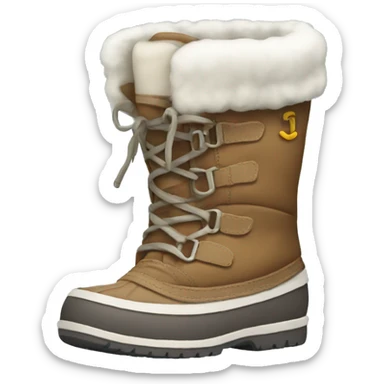 Snowboots sticker