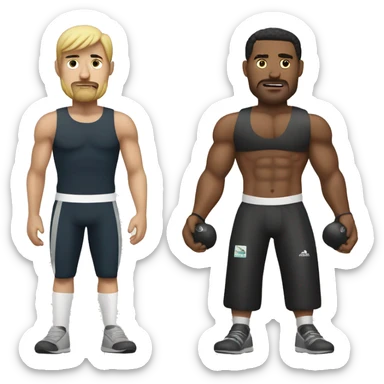 deportista con protesis sticker