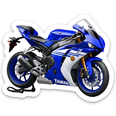 Yamaha YZF (Sportbike) - Yamaha YZF-R1 (Model Year: 2022) (Iconic colour: Blue) sticker