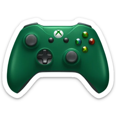 Dark green Xbox controller  sticker