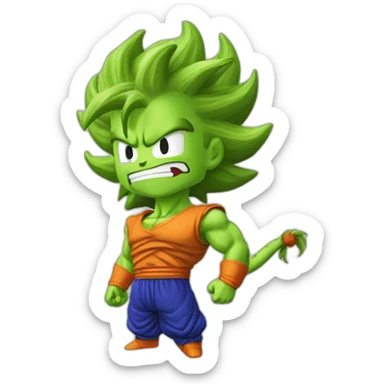 Végéta dragon ball sticker