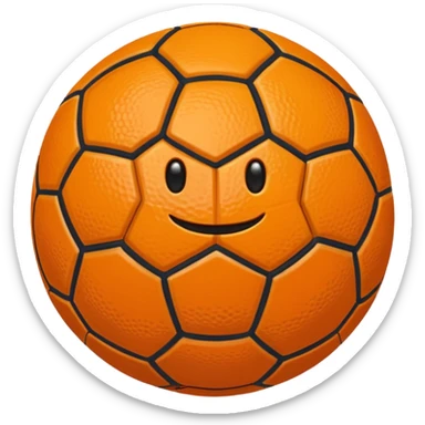 Bola de futebol pegando fogo sticker