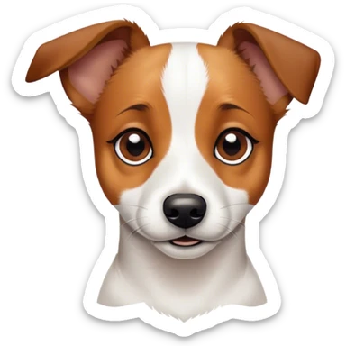 Dog jack russel  sticker