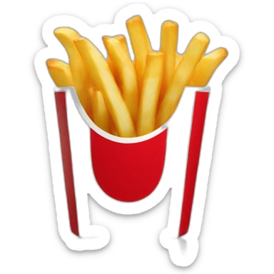 McDonald’s french fries sticker