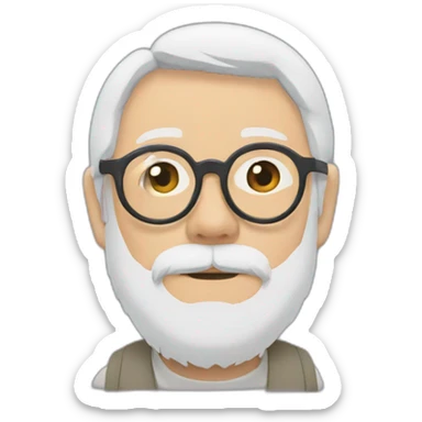 Hayao Miyazaki sticker