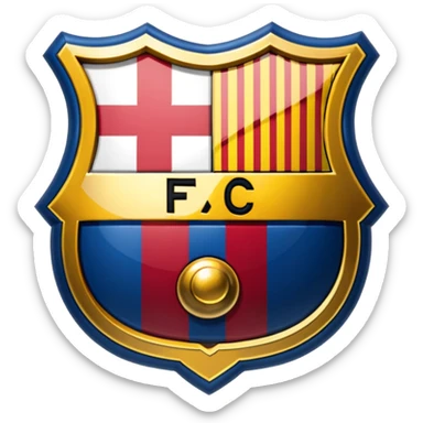 Escudo del fc Barcelona sticker