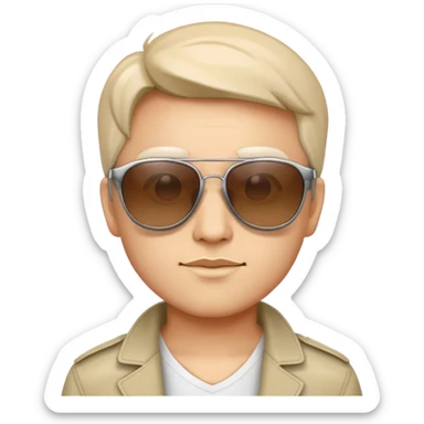 neo wearing sunglasses sticker