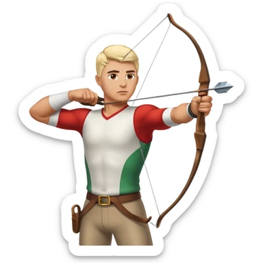 Archer position tir sticker
