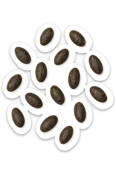 FECI DI ANIMALE A PALLINI LEGGERMENTE ALLUNGATI sticker