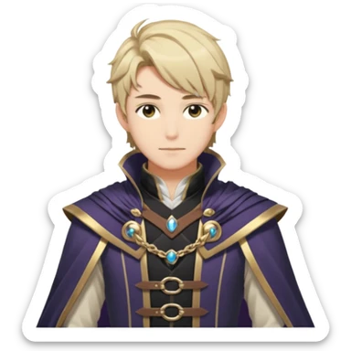 Dainsleif from Genshin Impact (tall male adult) (half body) sticker