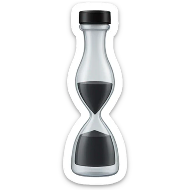 body wash in tall grey hourglass bottle that’s skinny in the middle only with black flip lid  sticker