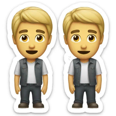 Guy trying to get someone’s attention  sticker