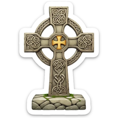 Celtic cross sticker