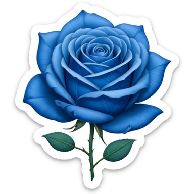 i need this type of blue flower  🌹  but the red prt should be blue sticker