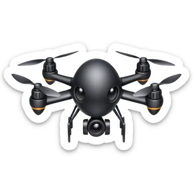 spy mini camera drone object icon, insect-like tiny drone, camera eye lens, small wings or micro rotors, stealth black design, 3D cartoon, mobile game icon style, centered, clean background, no text, no watermark
  sticker