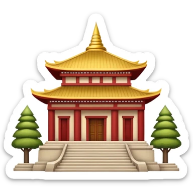 Temple visit sticker