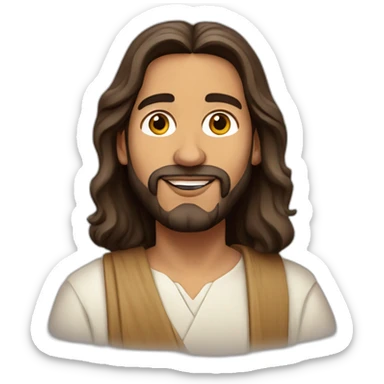 Jesús caricatura  sticker
