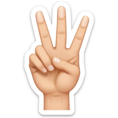 Middle finger sticker