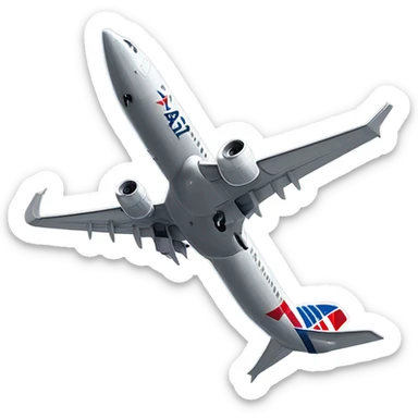 Single American Airlines 737 Max 8 sticker