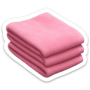 Pink towel sticker