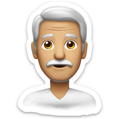 Hombre viejo con barba sticker