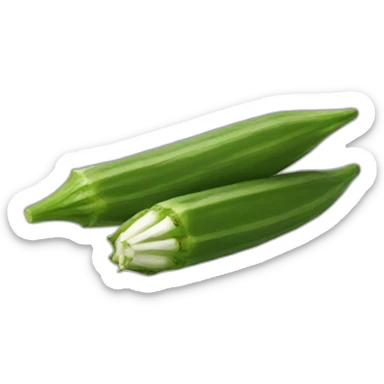 okra sticker
