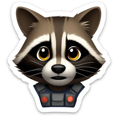 Rocket raccoon  sticker